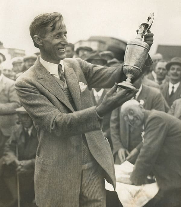 Jim Barnes, winner of the 1925 Open Championship at Prestwick
